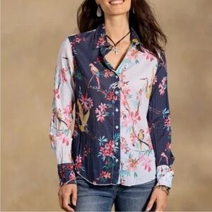 Sundance Cino Multicolor Floral Button Down Shirt